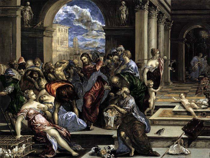 El Greco The Purification of the Temple China oil painting art